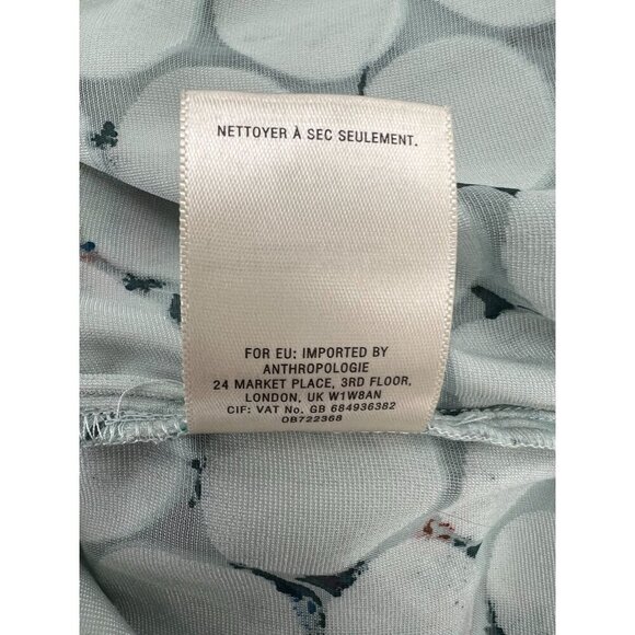 Anthropologie Maeve Size XS Floral Print Umi Wrap Top Silk Blend Blouse - Picture 4 of 10